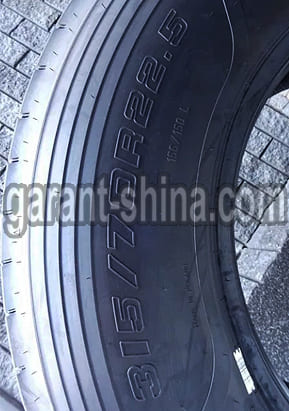 Sava Avant 5 (рулевая) 315/70 R22.5 156/150L 20PR - Фото размера с индексами на боковине